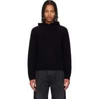OUR LEGACY Black Knitted Hoodie 252803M202007