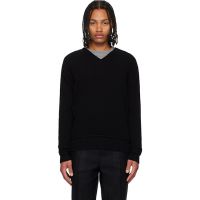 OUR LEGACY Black Parallel V-Neck Sweater 252803M206002