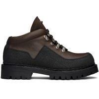 OUR LEGACY Brown & Black Quest Boots 252803M255000
