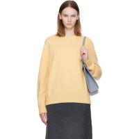 Nothing Written Yellow Jude Round Sweater 252814F096002