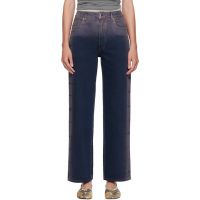 Eckhaus Latta Blue & Purple Wide Leg Jeans 252830F069002