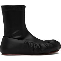 YUME Black Ballerina Mid Boots 252844F113002
