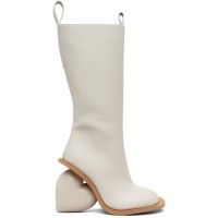 YUME SSENSE Exclusive Beige Love Tall Boots 252844F115011