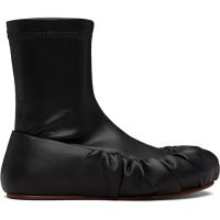 YUME Black Ballerina Mid Boots 252844M231012