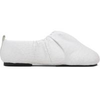 YUME White Wrinkled Loafers 252844M231014