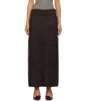 Lauren Manoogian Brown Loft Pencil Midi Skirt 252874F092002