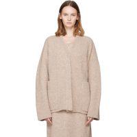 Lauren Manoogian Beige Double Face Cardigan 252874F095004