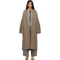 Lauren Manoogian Beige Long Shawl Cardigan 252874F095010
