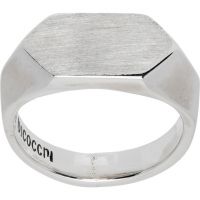 Emanuele Bicocchi Scratched Seal Ring 252883M147002