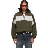 Martine Rose Khaki Layered Track Jacket 252892M180006