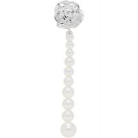 SHUSHU/TONG YVMIN Edition Faux-Pearl Chain Rose Single Earring 252901F022021
