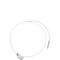 SHUSHU/TONG YVMIN Edition Metal Curly Feather Thin Necklace 252901F023009