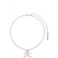 SHUSHU/TONG YVMIN Edition Shell Heart Double Arrow Necklace 252901F023013