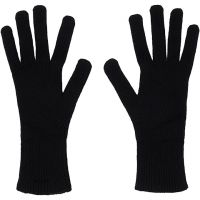 Baserange Black Ribbed Gloves 252922F012001