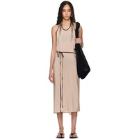 Baserange SSENSE Exclusive Pink Apron Wrap Midi Dress 252922F054002