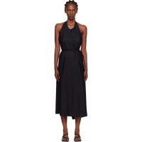Baserange Black Apron Midi Dress 252922F054011