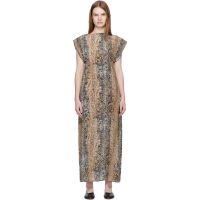 Baserange Beige Rema Maxi Dress 252922F055008