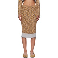 Baserange Multicolor Waste Midi Skirt 252922F092002