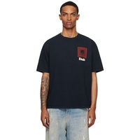 Rhude Black Chevron Logo Repeat T-shirt 252923M213035