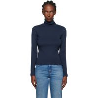 FLORE Navy Dinah Turtleneck 252924F099001