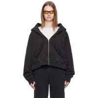 Entire Studios Black Eternal Zip Hoodie 252940F097011