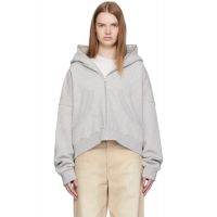 Entire Studios Gray Eternal Zip Hoodie 252940F097012