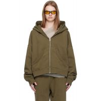 Entire Studios Green Eternal Zip Hoodie 252940F097014