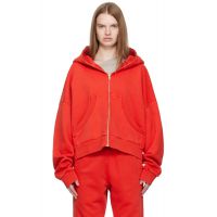 Entire Studios Red Eternal Zip Hoodie 252940F097015