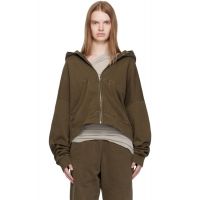 Entire Studios Brown Eternal Zip Hoodie 252940F097016