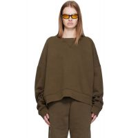 Entire Studios Brown Box Crew Sweatshirt 252940F098008