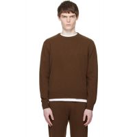 Entire Studios Brown Knit Crewneck Sweater 252940M201004