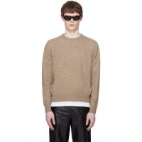 Entire Studios Beige Knit Crewneck Sweater 252940M201005