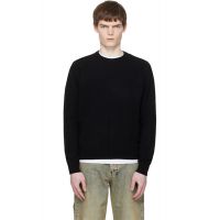 Entire Studios Black Knit Crewneck Sweater 252940M201007