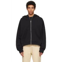 Entire Studios Black Eternal Zip Hoodie 252940M202017