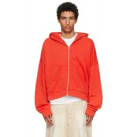 Entire Studios Red Eternal Zip Hoodie 252940M202043