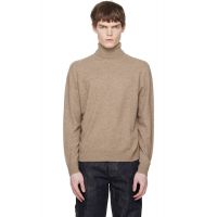 Entire Studios Beige Knit Turtleneck 252940M205002