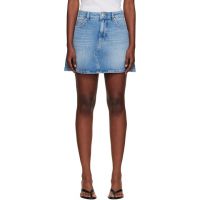 Holzweiler Blue A-Line Denim Miniskirt 252946F090001