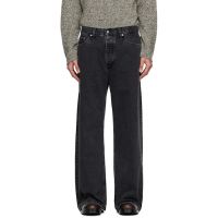 HOPE Black Loose-Fit Criss Jeans 252995M186013