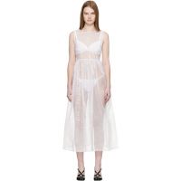 Cecilie Bahnsen White CBcamillia Midi Dress 261002F054000