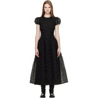 Cecilie Bahnsen Black CBcleopatra Midi Dress 261002F054004