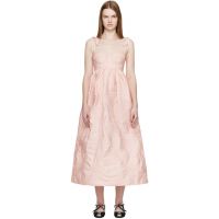 Cecilie Bahnsen Pink CBalena Midi Dress 261002F054005