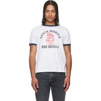COUT DE LA LIBERTE White Weston SM Red Devils Crew Ringer T-shirt 261006M213003