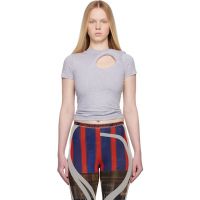 Ottolinger Gray Padded Donut T-shirt 261016F110002