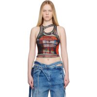 Ottolinger SSENSE Exclusive Multicolor Mesh Tank Top 261016F111006