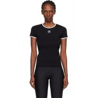 Marine Serre Black Moon Logo Bicolor Baby Fit T-shirt 261020F110043