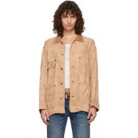 R13 Orange Evelyn Chore Jacket 261021F063002