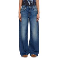 R13 Blue DArcy Loose Jeans 261021F069003