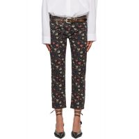 R13 Black Straight-Leg Boy Jeans 261021F069012