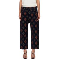 R13 Navy Loose Tailored Drop Trousers 261021F069017
