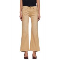 R13 Khaki Joan Cropped Flare Jeans 261021F069032